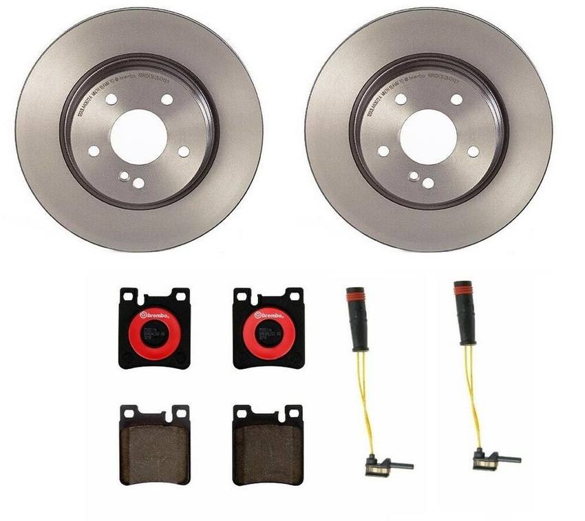 Brembo Brakes Kit Pads and Rotors Rear (300mm) (Ceramic) Brembo